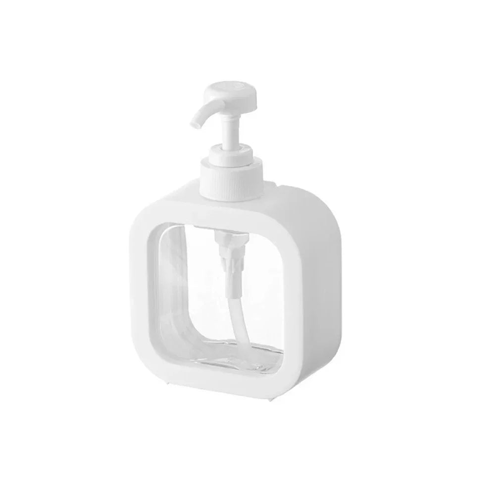 300/500ML 1PCS Large Capacity Transparent Soap Dispenser Bottle Liquid Soap Dispenser Shower Gel Laundry Liquid Storage Bottle