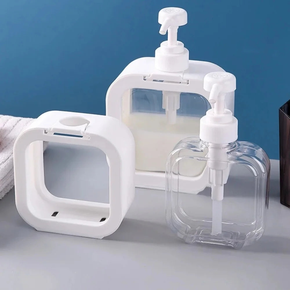 300/500ML 1PCS Large Capacity Transparent Soap Dispenser Bottle Liquid Soap Dispenser Shower Gel Laundry Liquid Storage Bottle