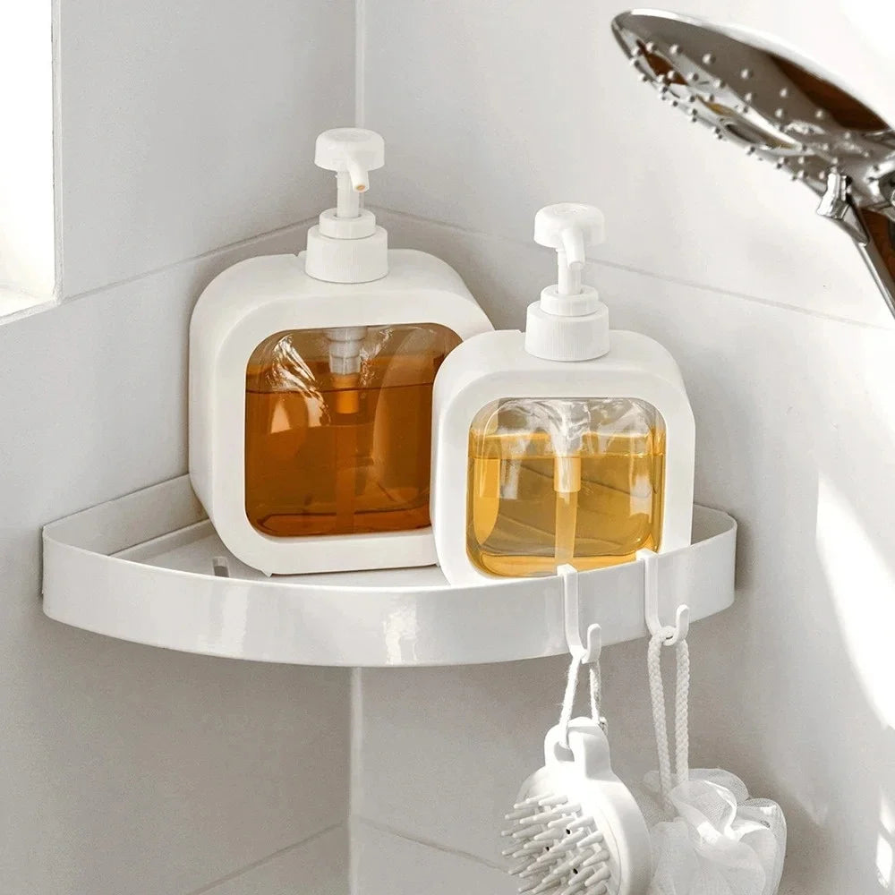 300/500ML 1PCS Large Capacity Transparent Soap Dispenser Bottle Liquid Soap Dispenser Shower Gel Laundry Liquid Storage Bottle