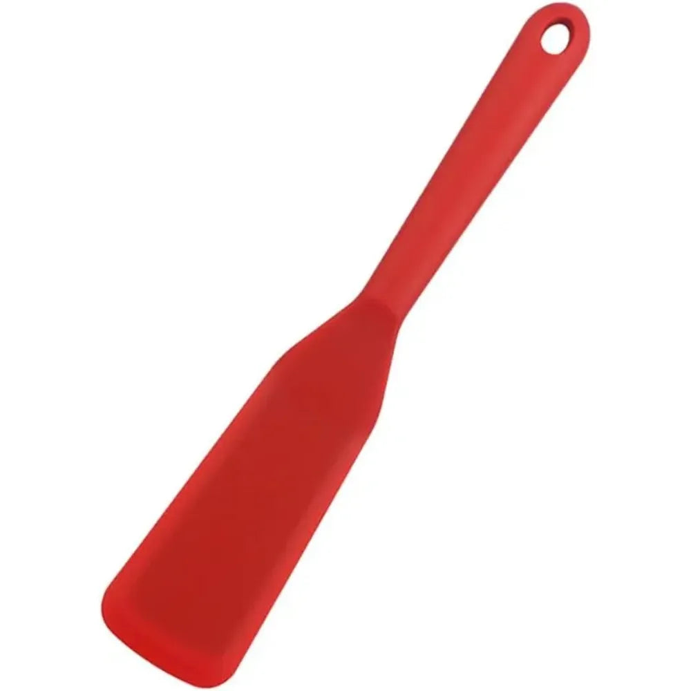 1Pcs Food-Grade Silicone Thin Spatula, Heat-Resistant Non-Scratch Tool for Omelette Pancake Steaks Eggs Nonstick Cookware