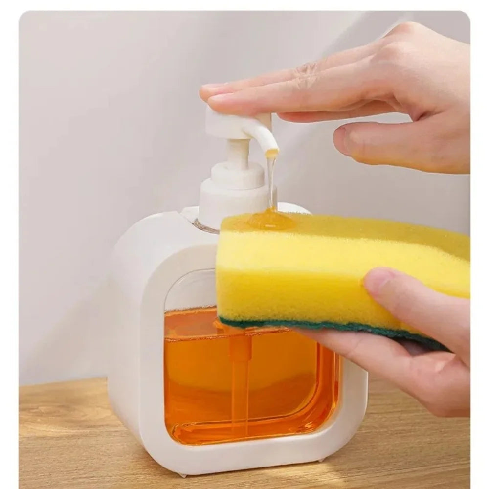 300/500ML 1PCS Large Capacity Transparent Soap Dispenser Bottle Liquid Soap Dispenser Shower Gel Laundry Liquid Storage Bottle